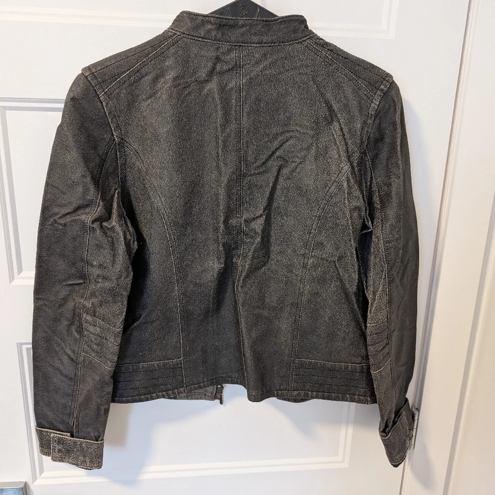 Oscar Leopold/Genuine Leather Jacket Sz M - Picture 2 of 6